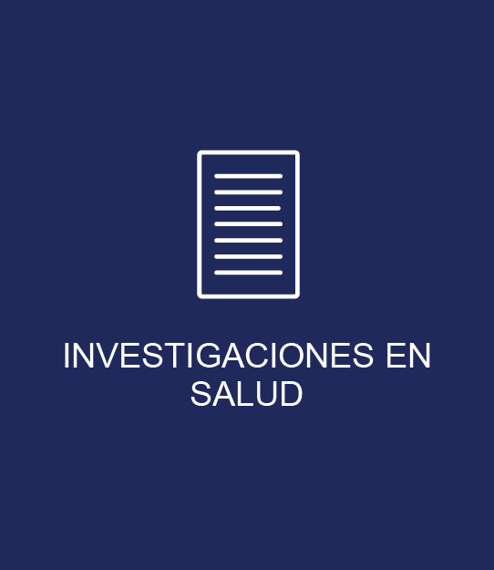 INVESTIGACIONES EN SALUD